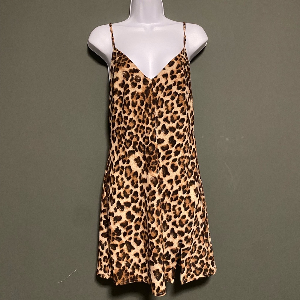 Leopard Print Women’s Mini Dress